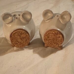 Ceramic Pig Salt and Pepper Shakers - Crate & Barrel